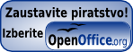 Zaustavite piratstvo. Izberite OpenOffice.org